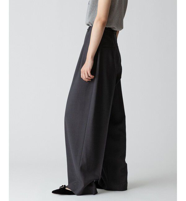 allureville「ギャバタックモダンワイドパンツ」|その他|