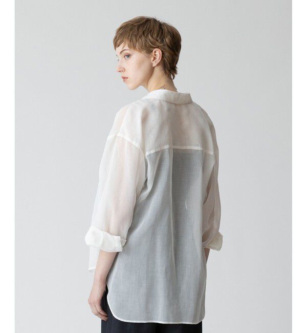 allureville「◇ オーガンジーシアーシャツ 」|シャツ・ブラウス|