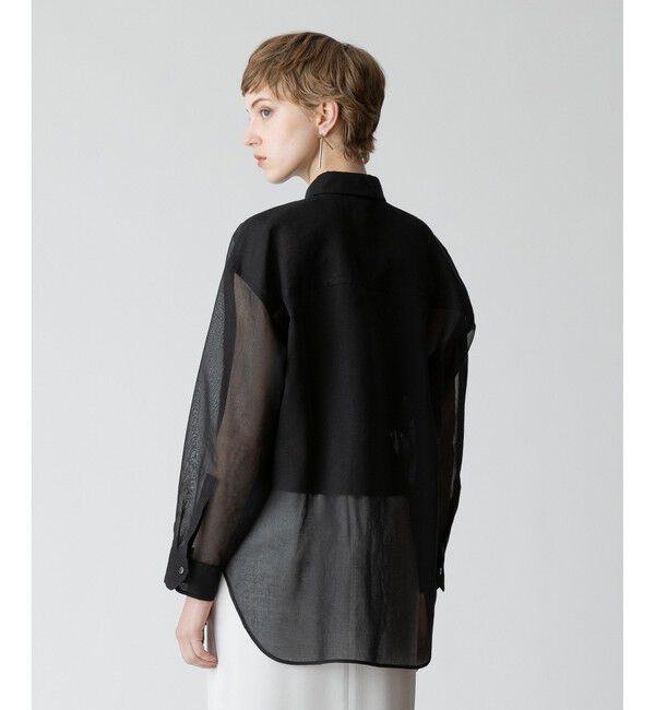 allureville「◇ オーガンジーシアーシャツ 」|シャツ・ブラウス|