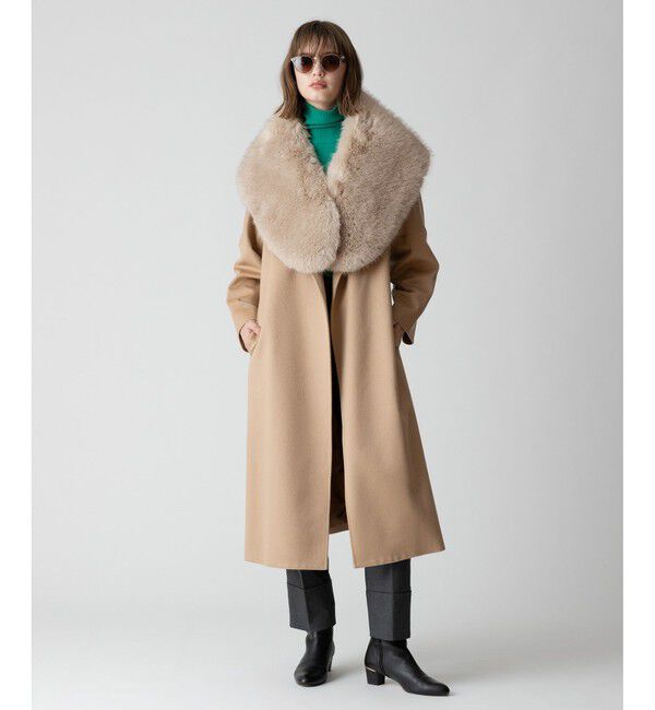 allureville「◇カシミヤビーバーコート」|その他|