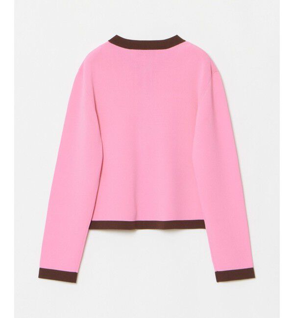 LOULOU WILLOUGHBY「◇【LOULOU WILLOUGHBY】バイカラーコンパクトカーディガン」|カーディガン|