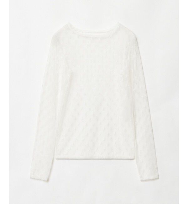 allureville「幾何柄チュールトップス」|Tシャツ・カットソー|