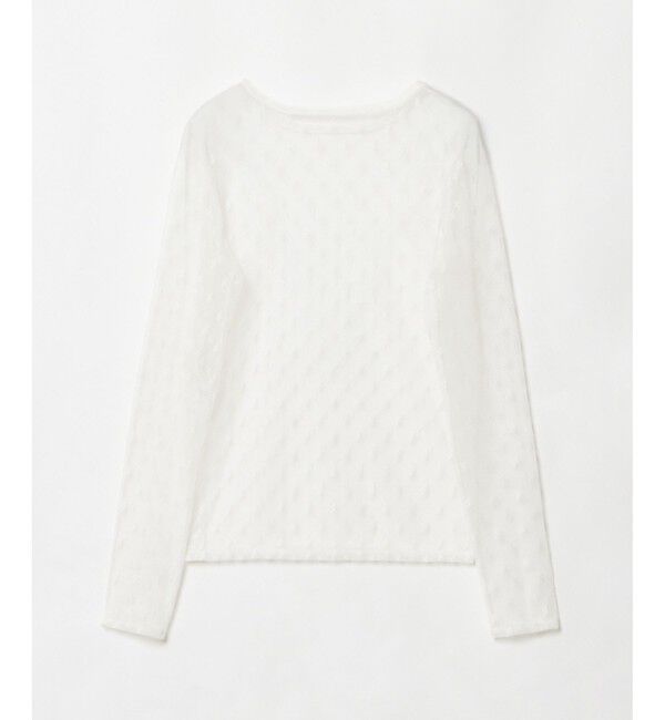 allureville「幾何柄チュールトップス」|Tシャツ・カットソー|