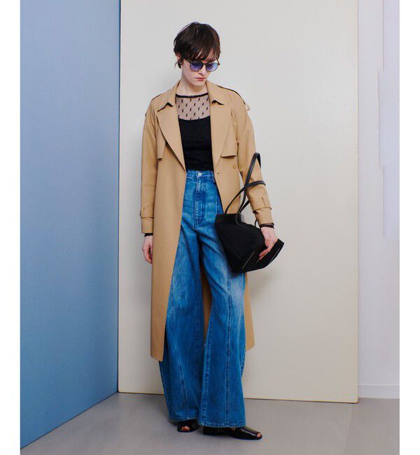 allureville「幾何柄チュールトップス」|Tシャツ・カットソー|