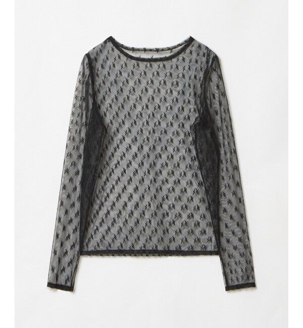 allureville「幾何柄チュールトップス」|Tシャツ・カットソー|