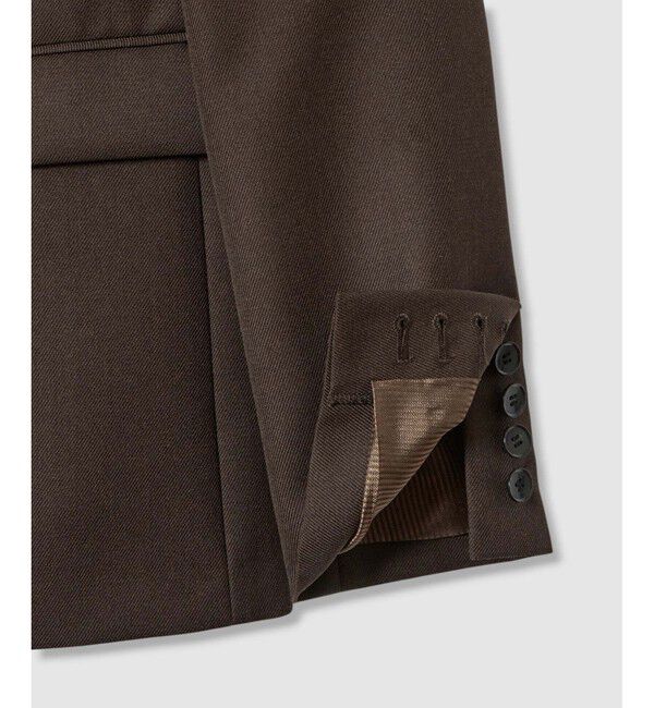 allureville「ウールサージノーカラージャケット」|その他|