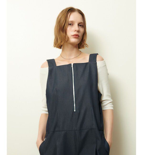 allureville「リジッドデニムライクオールインワン」|オールインワン|