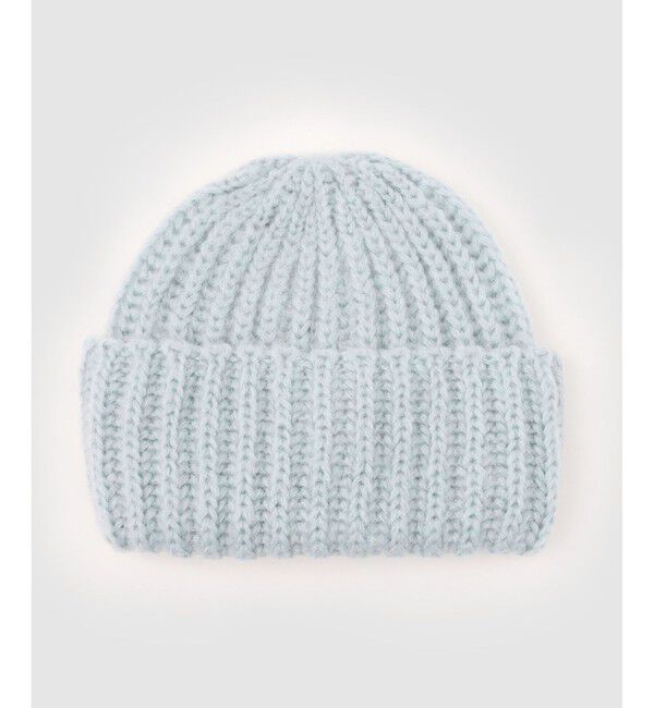 allureville「ニットキャップ」|ニット帽|ライトブルー