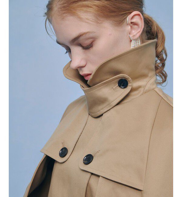 LOULOU WILLOUGHBY「【LOULOU WILLOUGHBY】トレンチケープコート」|トレンチコート|