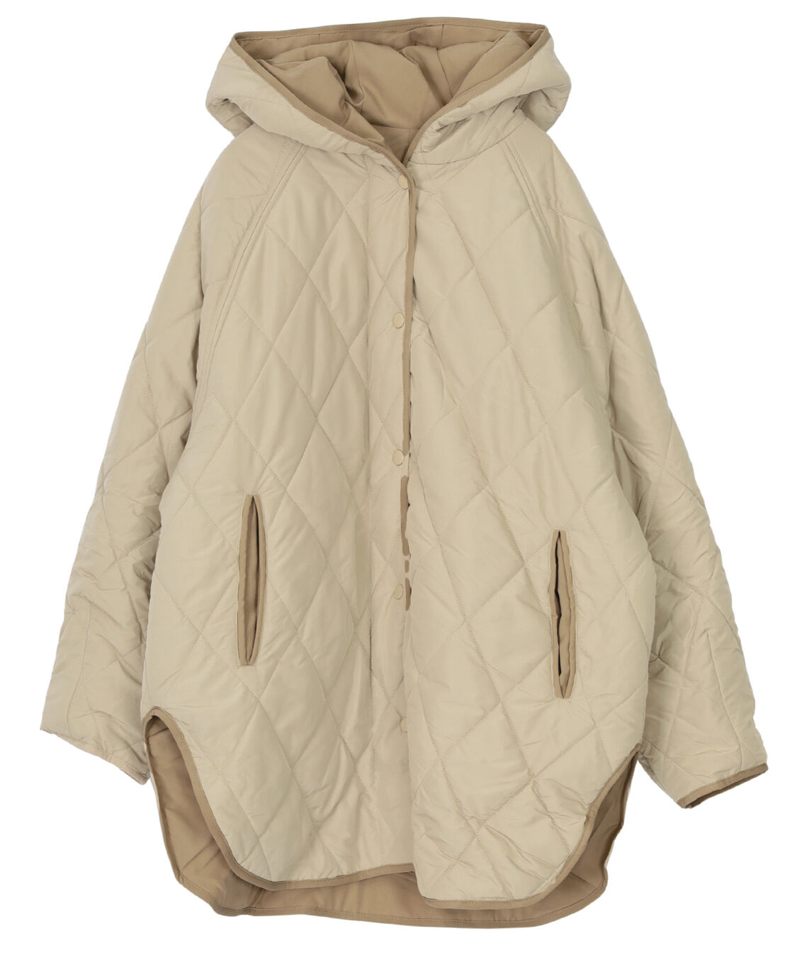 titivate「フーデットキルティングショートコート」|その他|