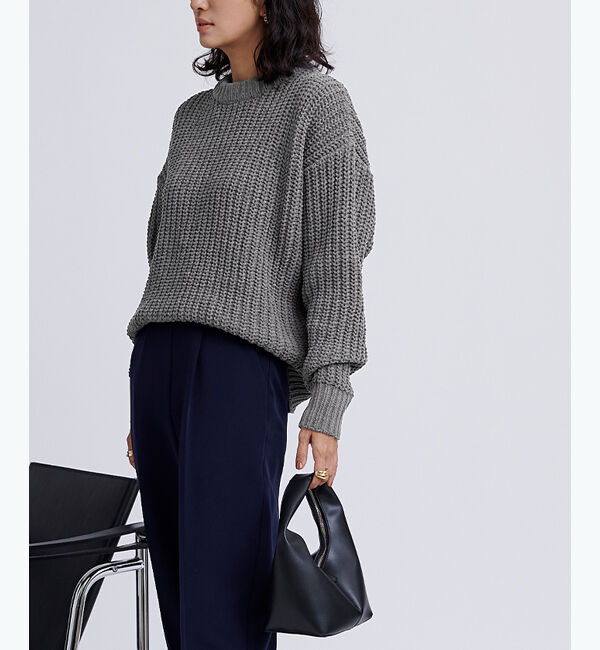 ur's「モールヤーンチャンキーニットプルオーバー」|ニット・セーター|