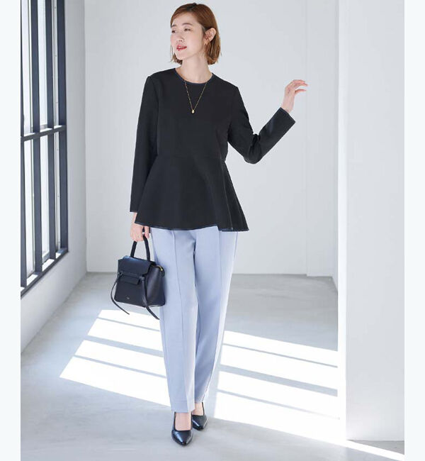 ur's「パイピングペプラムトップス」|Tシャツ・カットソー|