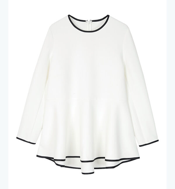 ur's「パイピングペプラムトップス」|Tシャツ・カットソー|