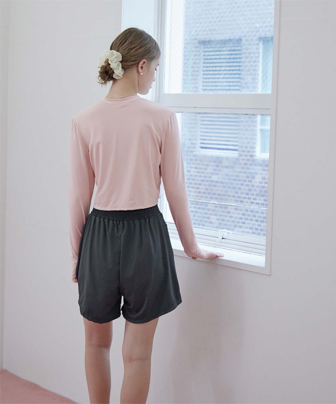 SEA DRESS「3点セット/ショートパンツ&times;カップ付長袖ビキニ/水着」|ビキニ|