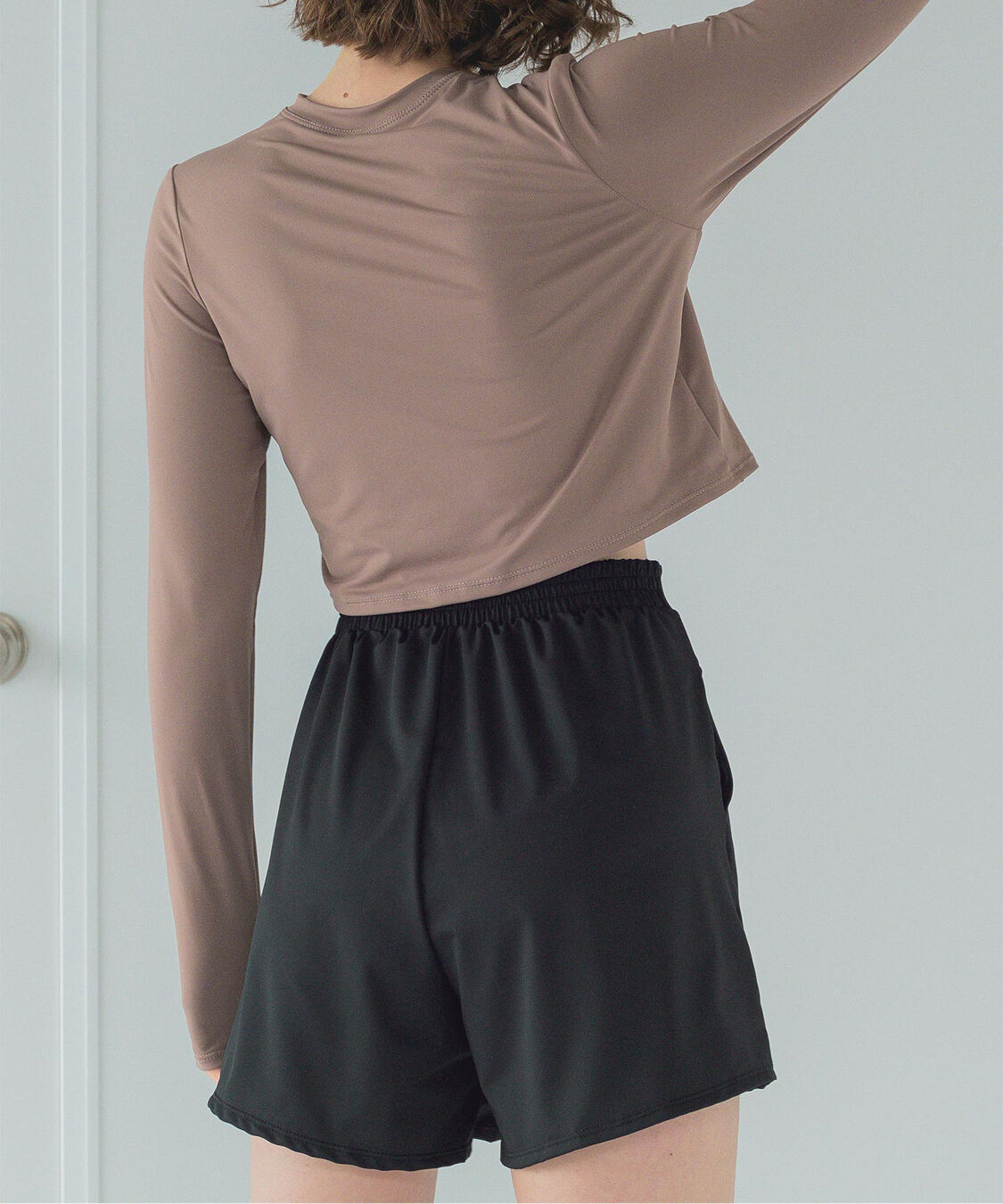 SEA DRESS「3点セット/ショートパンツ&times;カップ付長袖ビキニ/水着」|ビキニ|