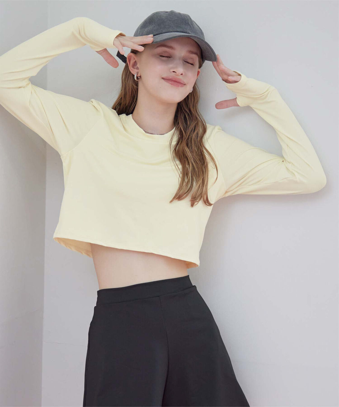 SEA DRESS「3点セット/ショートパンツ&times;カップ付長袖ビキニ/水着」|ビキニ|