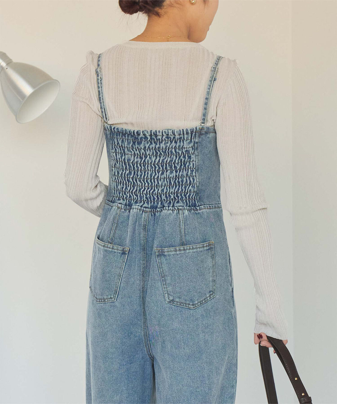 titivate「クルーネックランダムリブシアーニット」|ニット・セーター|