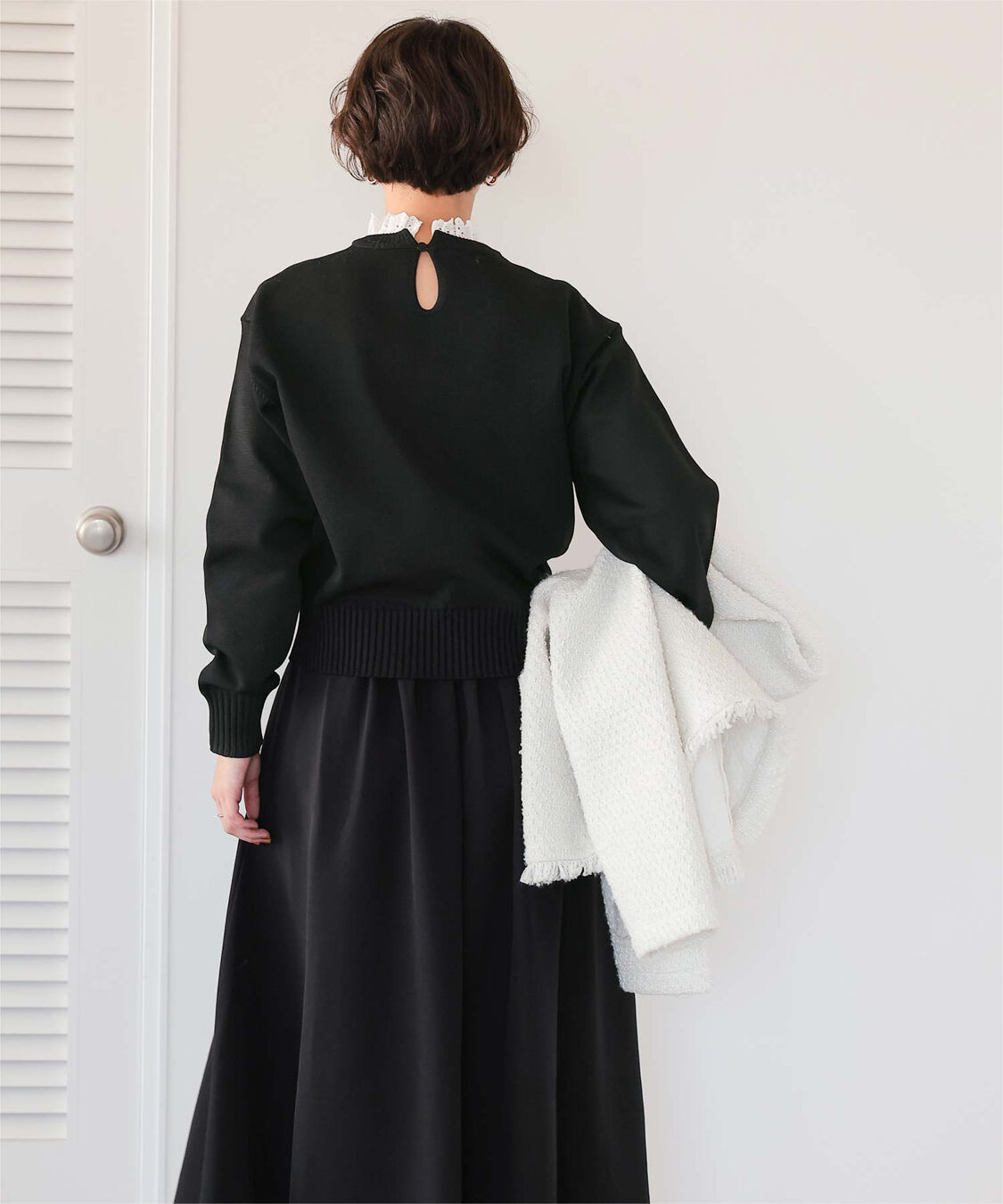 titivate「襟付きニットプルオーバー」|ニット・セーター|