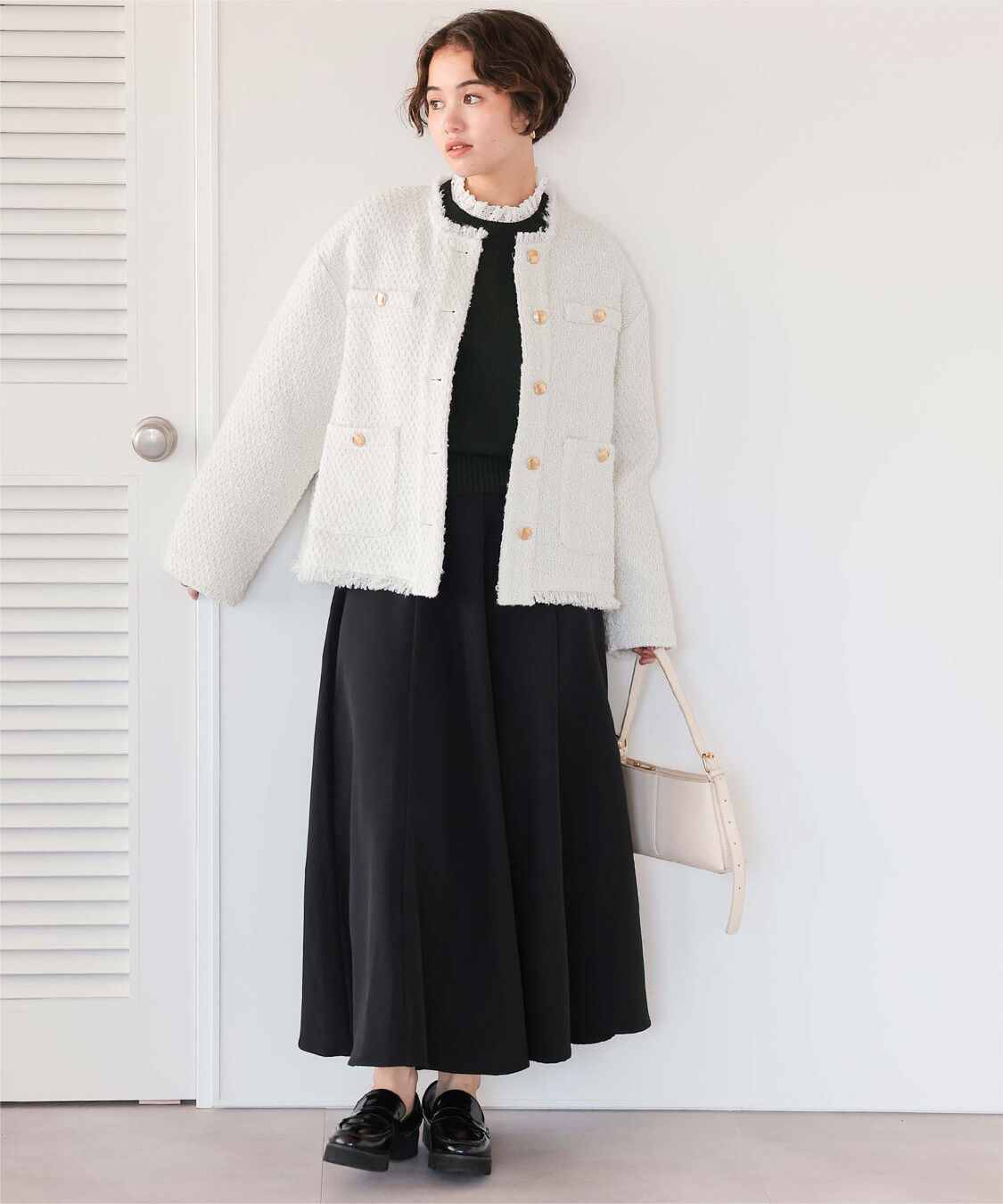 titivate「襟付きニットプルオーバー」|ニット・セーター|