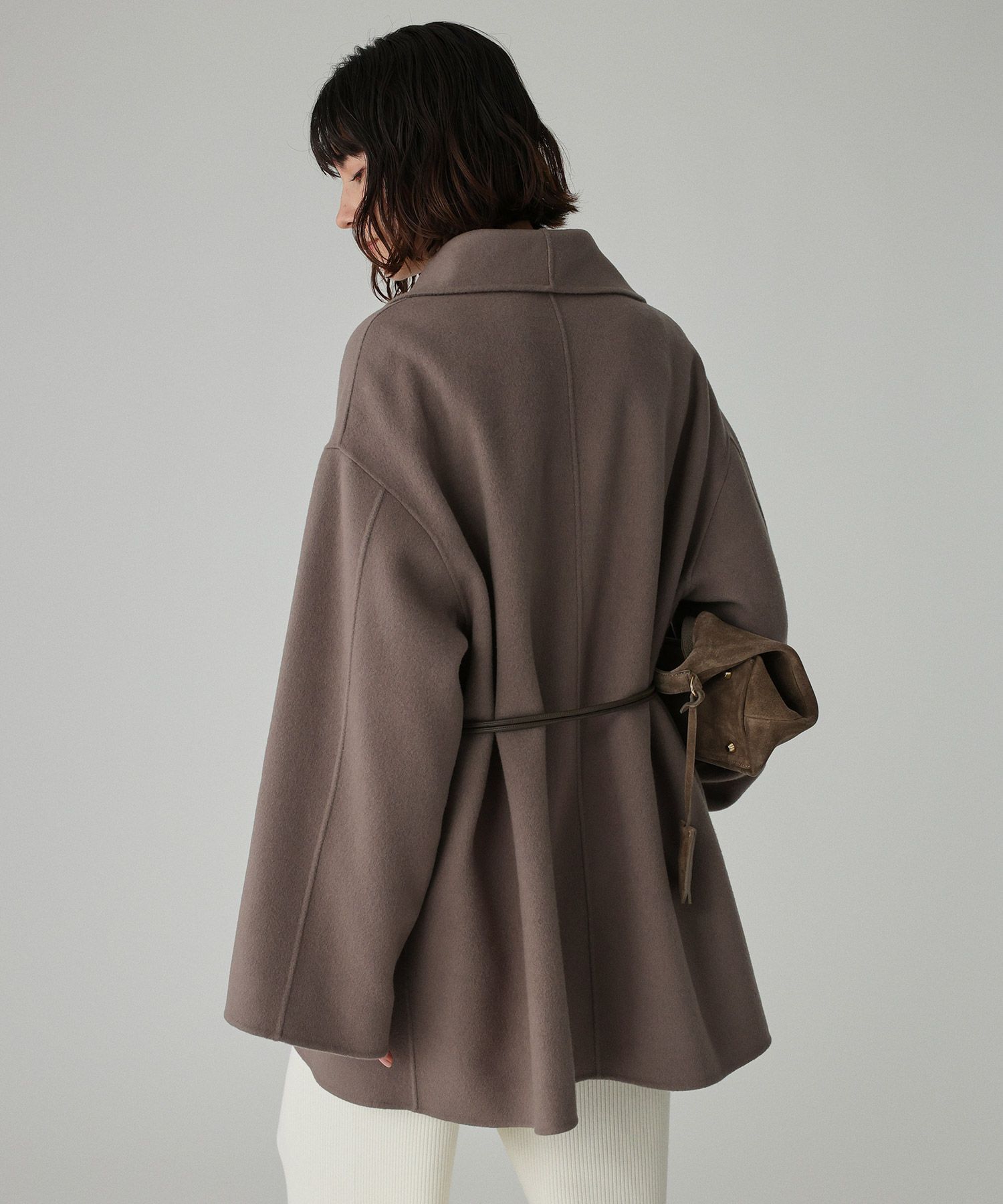 ★BABYLONE ★ショートコート ベルト付きリバーショートコート（BABYLONE）｜ルミネのファッション