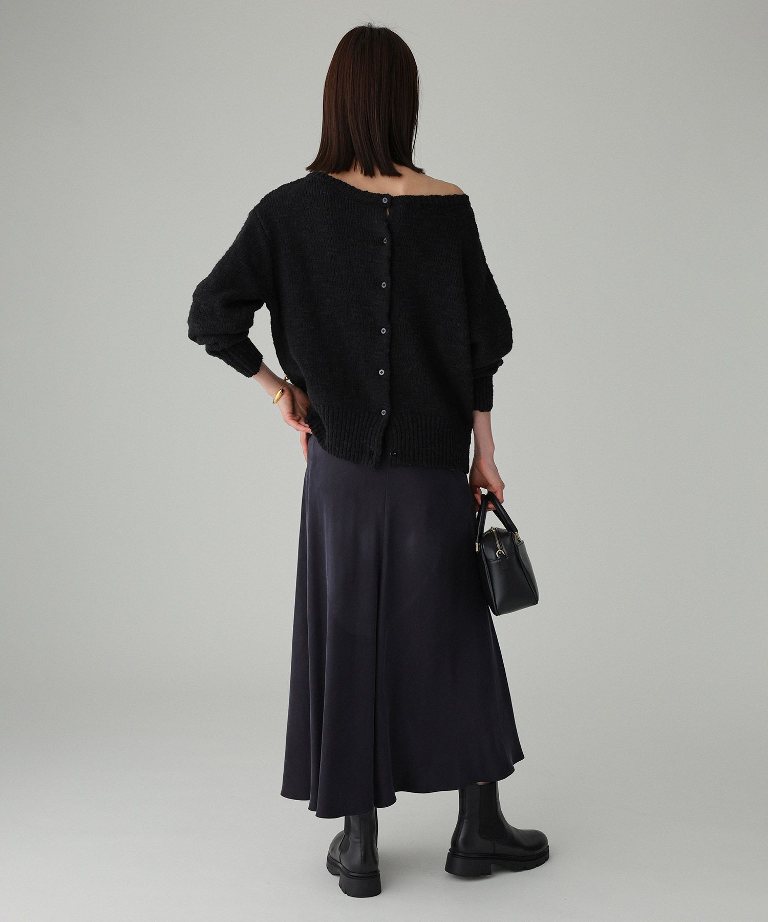 BABYLONE「コットンローゲージプルオーバー」|ニット・セーター|