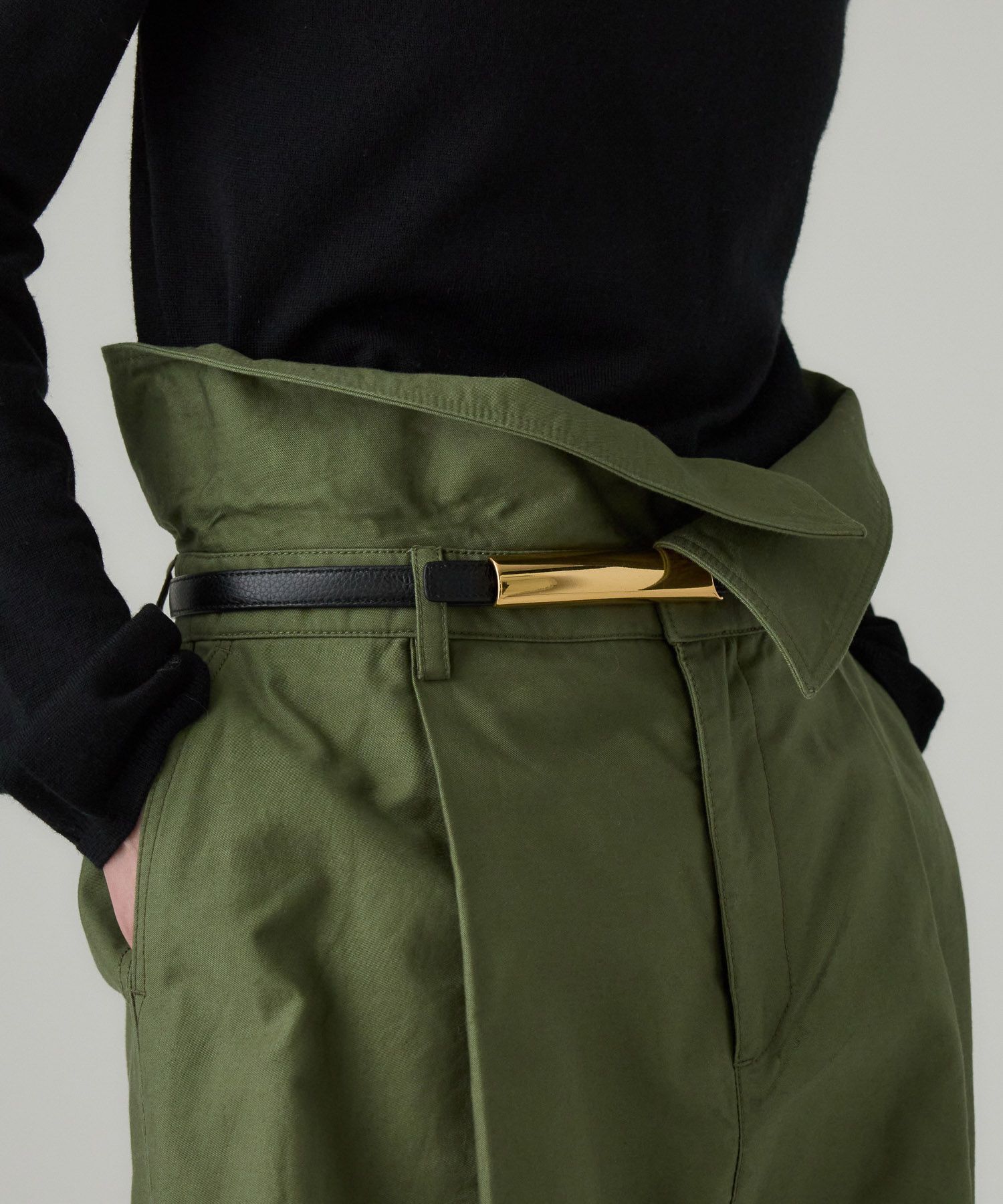  「【ATELIER AMBOISE】リバーシブルベルト」|ベルト|ライトベージュ