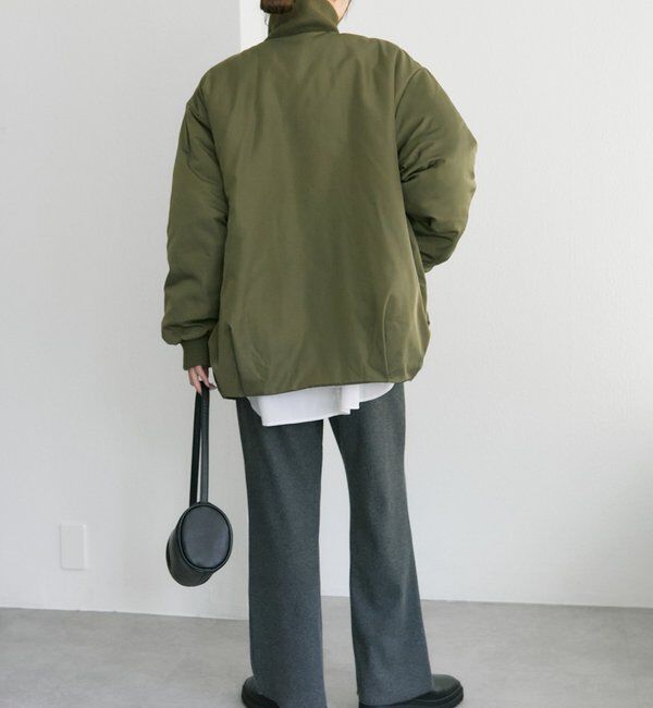  「中わたリブカラーブルゾン」|テーラードジャケット|