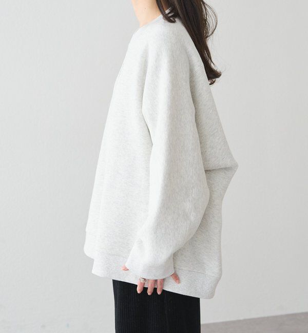  「裏ボアロゴ刺繍スウェット」|プルオーバー|