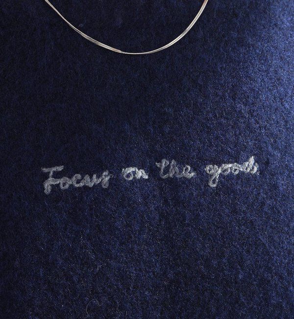  「ロゴ刺繍ニットプルオーバー」|キャミソール|