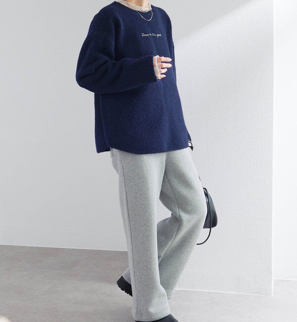  「ロゴ刺繍ニットプルオーバー」|キャミソール|