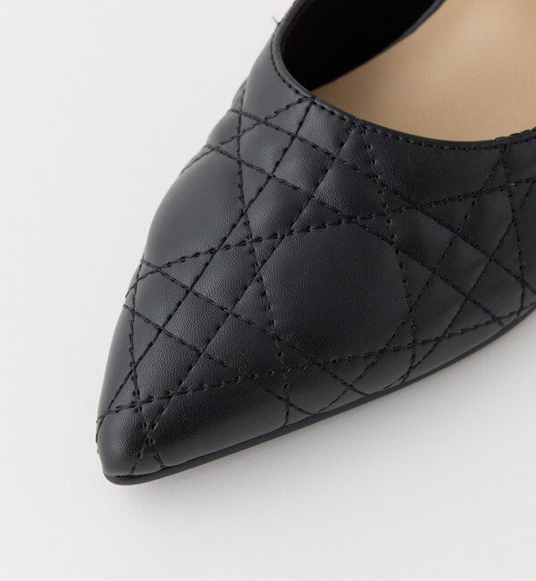  「ビジューバックルキルティングミュール」|その他|