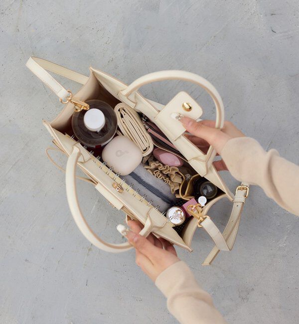  「【WEB限定】リボンモチーフトートバッグ／ショルダーにもなる」|ショルダー・メッセンジャー|