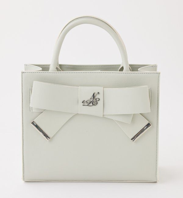  「【WEB限定】リボンモチーフトートバッグ／ショルダーにもなる」|ショルダー・メッセンジャー|