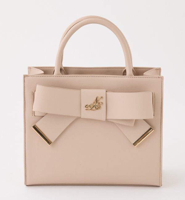  「【WEB限定】リボンモチーフトートバッグ／ショルダーにもなる」|ショルダー・メッセンジャー|