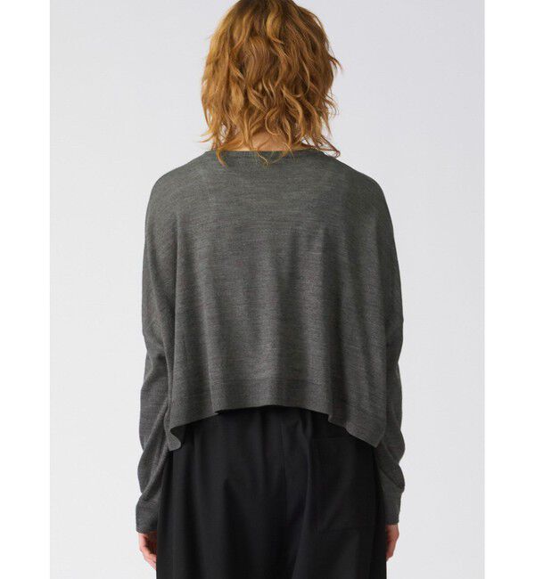 mizuiro ind「mizuiro ind クルーネックショートカーディガン」|カーディガン|