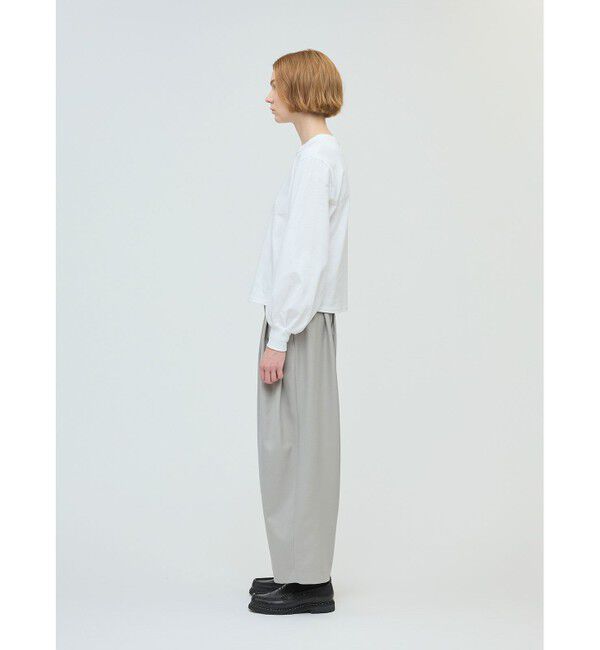 mizuiro ind「mizuiro ind パフスリーブロングT」|Tシャツ・カットソー|