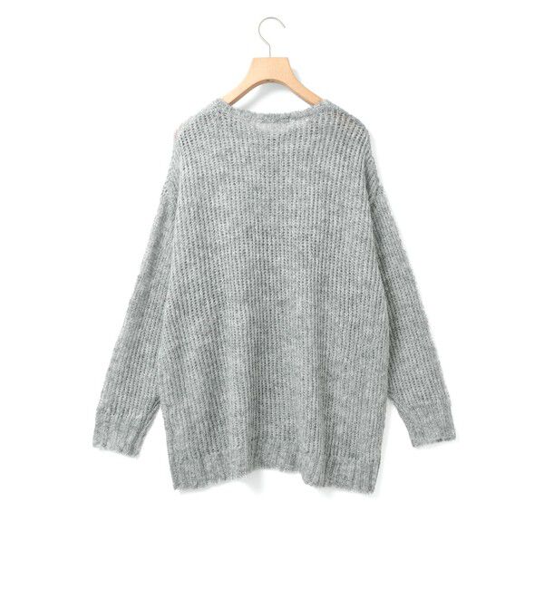 MARMARMAR「MARMARMAR オーバーサイズシアープルオーバー」|ニット・セーター|