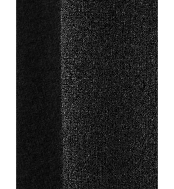 mizuiro ind「mizuiro ind クルーネックワイドチュニック」|ニット・セーター|