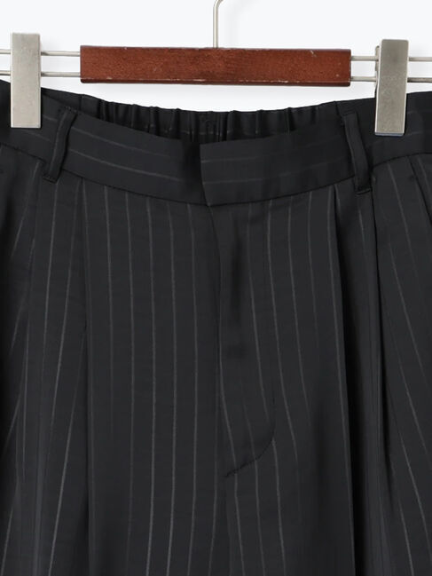 Te chichi「エンボスストライプサテンワイドパンツ」|その他|