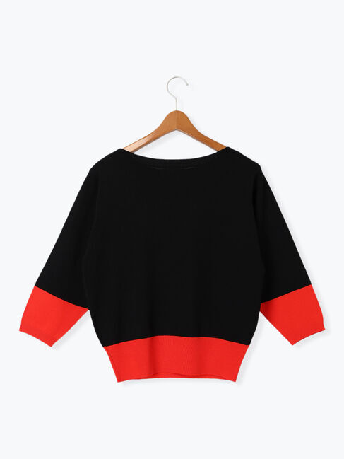 Lugnoncure「配色ニットプルオーバー《2025spring catalog item》」|ニット・セーター|