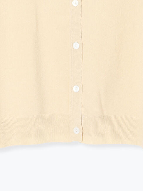 Te chichi TERRASSE「衿付き7分袖カーディガン」|カーディガン|