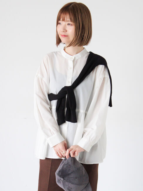 Lugnoncure「アソートペプラムブラウス」|シャツ・ブラウス|オフホワイト
