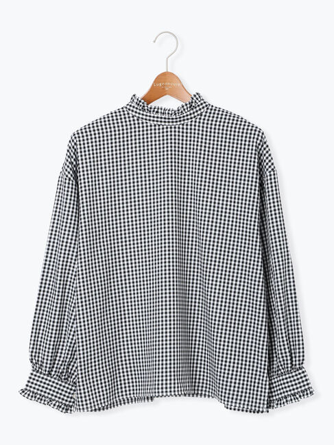 Lugnoncure「アソートスタンドフリルブラウス」|シャツ・ブラウス|