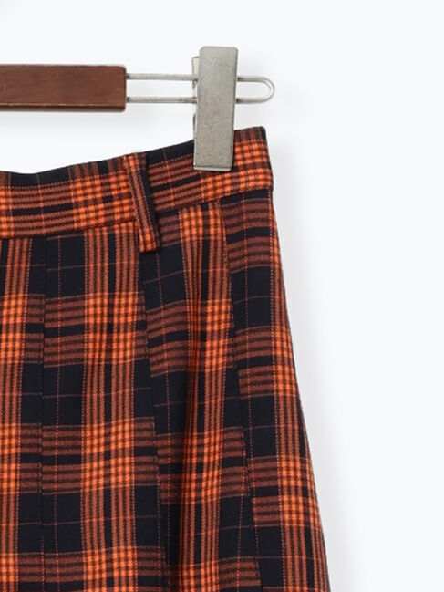 Te chichi「チェックアソートロングプリーツスカート」|スカート|