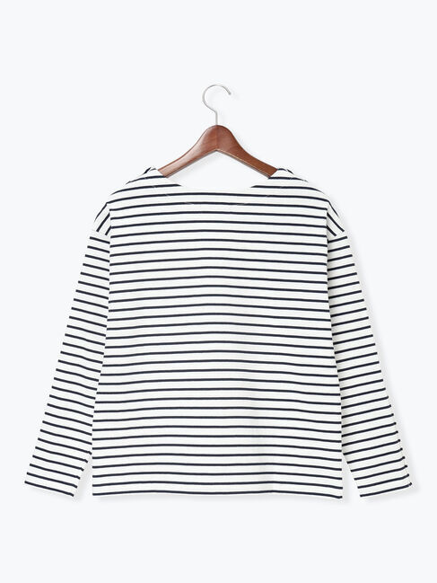 Te chichi「ショルダー釦ボーダーカットソー」|Tシャツ・カットソー|