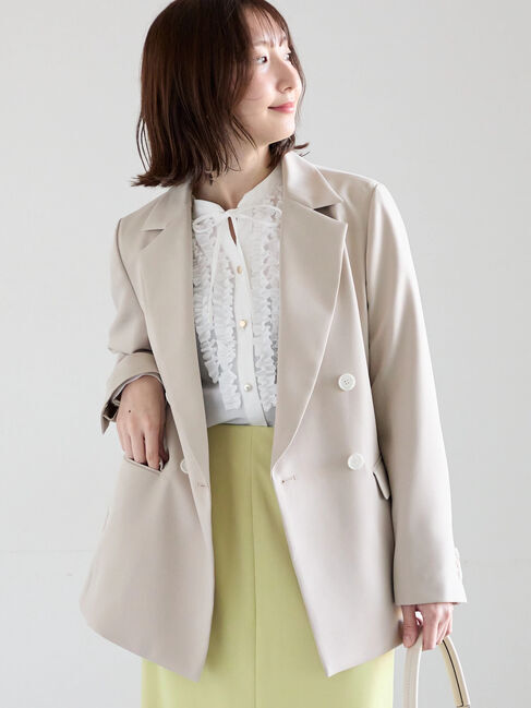 Te chichi「フロントフリルキーネックブラウス」|シャツ・ブラウス|