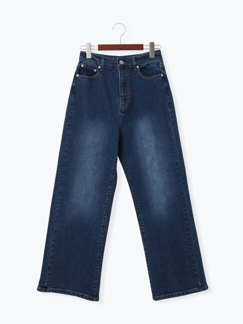 Te chichi「ストレートデニムパンツ」|その他|ブルー