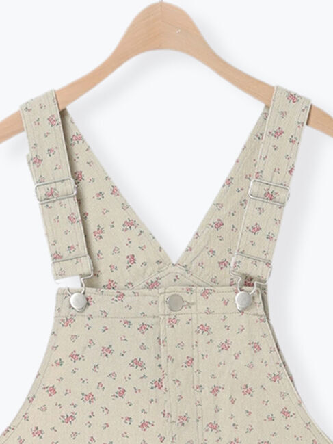 Samansa Mos2「デニム/花柄アソートサロペットパンツ」|その他|