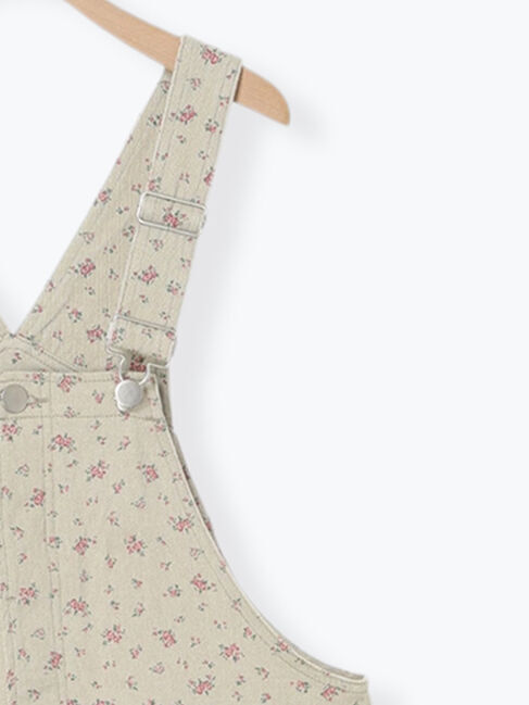 Samansa Mos2「デニム/花柄アソートサロペットパンツ」|その他|