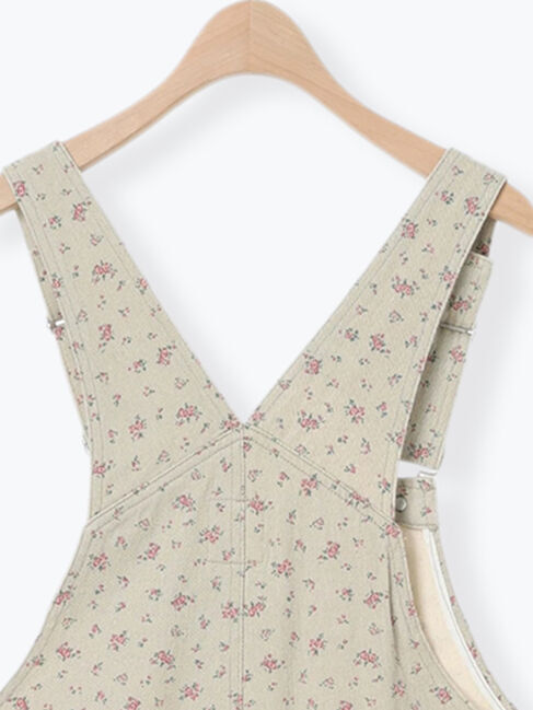 Samansa Mos2「デニム/花柄アソートサロペットパンツ」|その他|